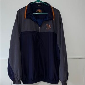 Sun Mountain Windbreaker Navy & Gray Men's  AVONDALE GOLF CLUB LOGO MENS XL